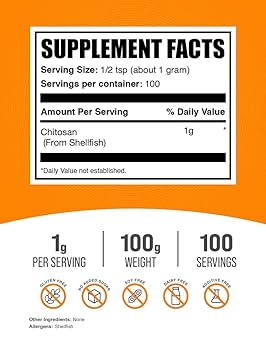 Amazon | Chitosan 100 Grams (3.5 oz) Powder